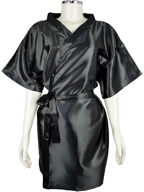 Pentale Robe De Cetim Feminino Manga Curta Salao / Noiva / Casamento - Capa de ...