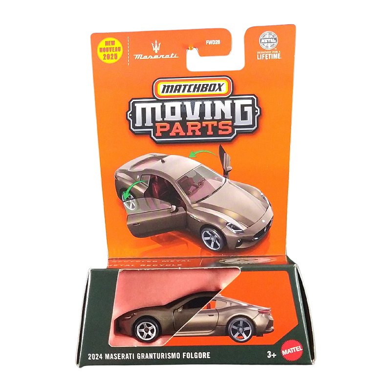 Matchbox Moving Parts 24 Maserati Granturismo Folgore JBW56