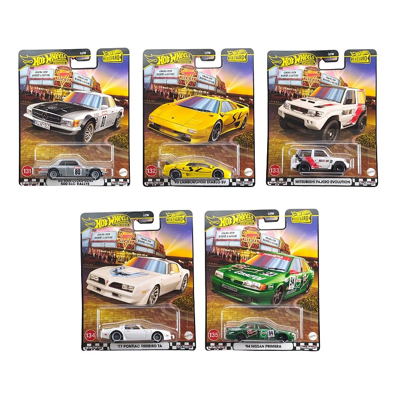 Hot Wheels Premium Boulevard 131 a 135 Set C/ 05 GJT68 - Colibri