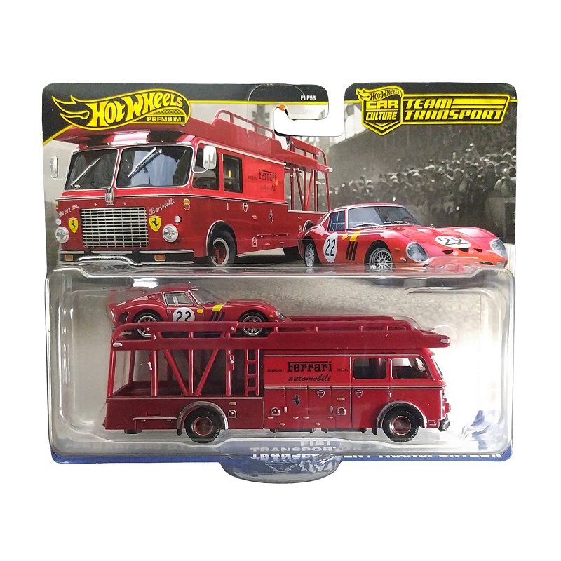 Hot Wheels Team Transport Ferrari 250 GTO & Fiat 642 RN2 - Colibri