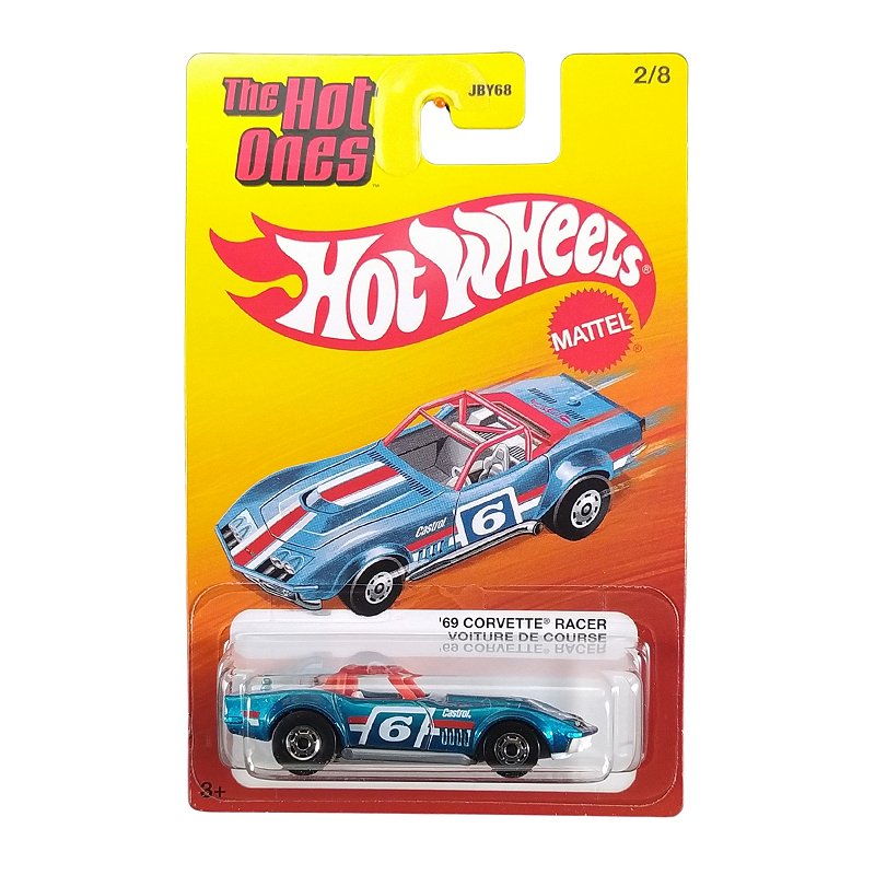 Hot Wheels Temáticos The Hot Ones 69 Corvette Racer JKX41