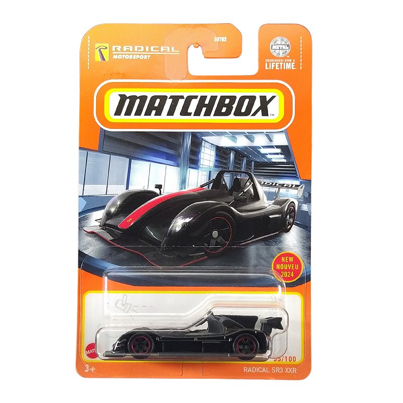 Matchbox Radical SR3 XXR HVL13 2026 - Colibri Toys - Brinquedos e
