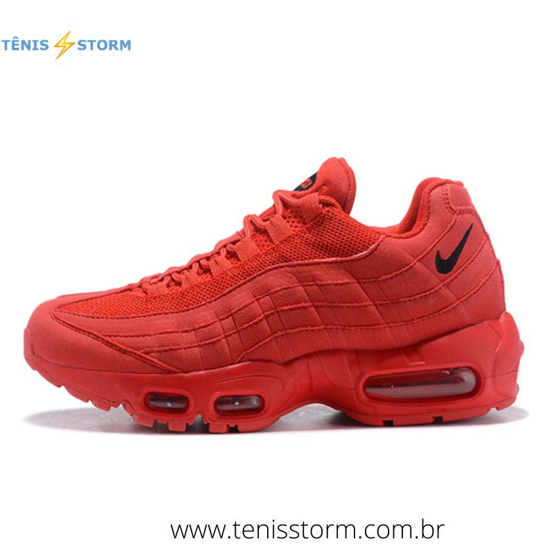 air max 95 branco e vermelho
