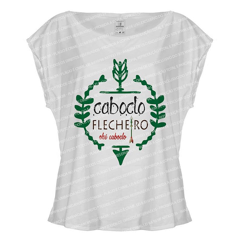 Blusa Feminina Caboclo Flecheiro