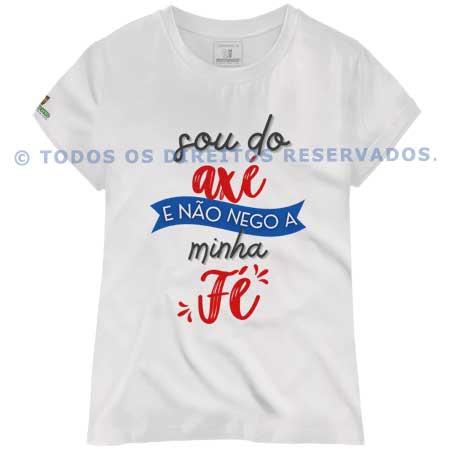 Baby Look Não Nego a Minha Fé