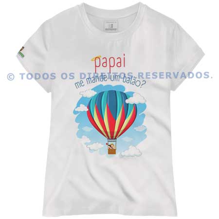 Baby Look Papai Me Mande um Balão