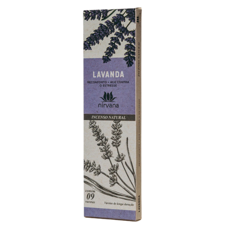 Incenso Natural Nirvana Lavanda: Reconforto, Age Contra o Estresse