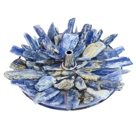 Incensário de Cristal Cianita Azul - Ogum