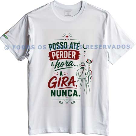 Camiseta Posso Até Perder a Hora...