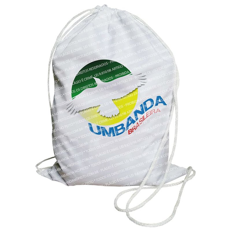 Mochilinha para Guias / Colares / Fios de Contas - Umbanda Brasileira