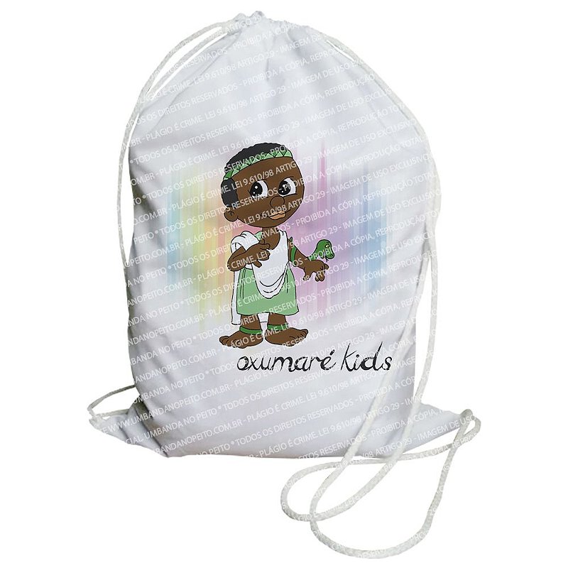 Mochilinha para Guias / Colares / Fios de Contas - Oxumaré Kids