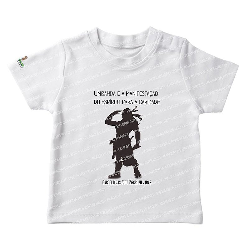 Camiseta Infantil Caboclo das Sete Enccruzilhadas