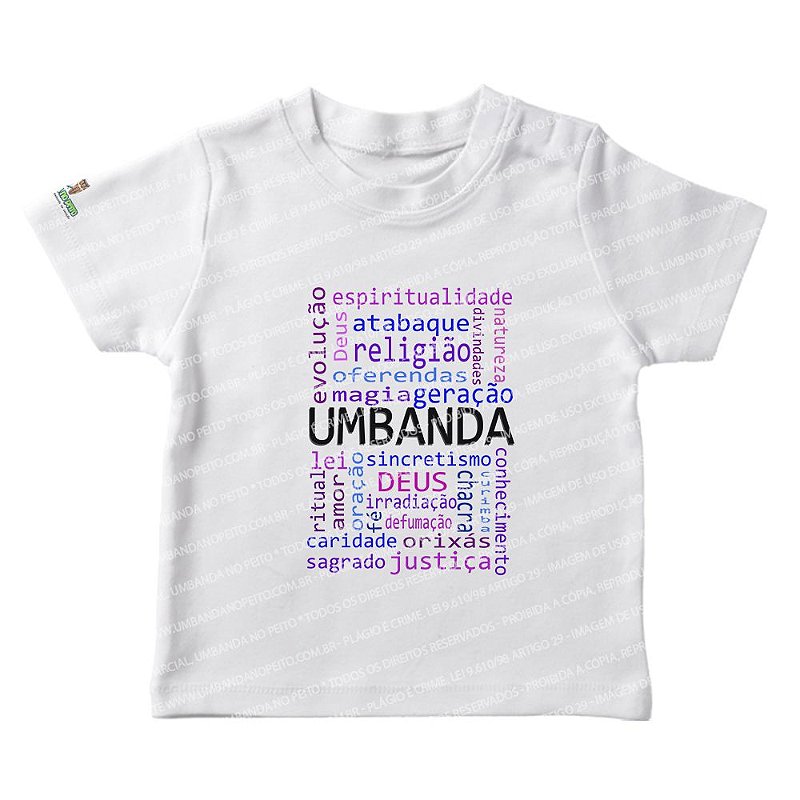 Camiseta Infantil Querida Umbanda