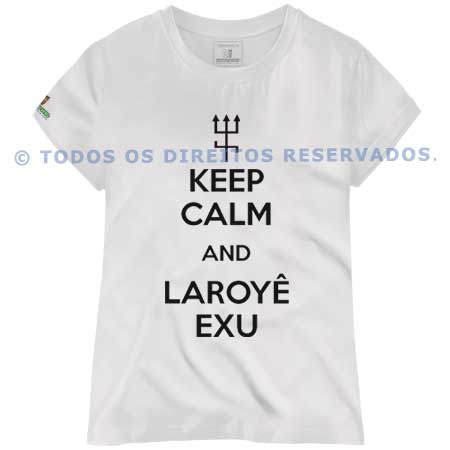 Baby Look Keep Calm and Laroyê Exu