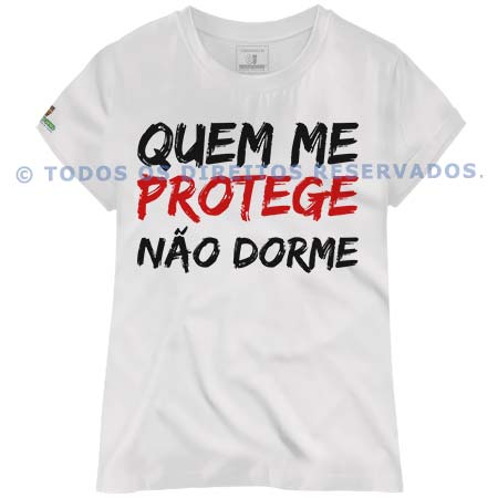 Baby Look Quem Me Protege Não Dorme