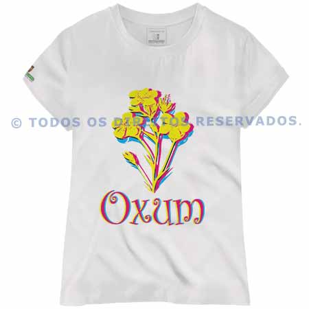 Baby Look Flores para Oxum