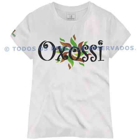 Baby Look Oxossi Folhas