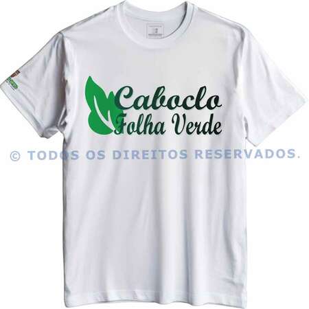 Camiseta Caboclo Folha Verde