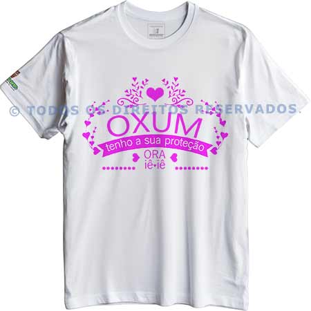 Camiseta Oxum Tenho a Sua Proteção