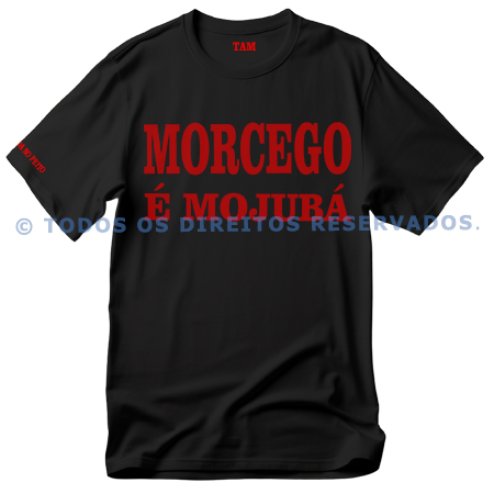 Camiseta Preta Morcego é Mojubá