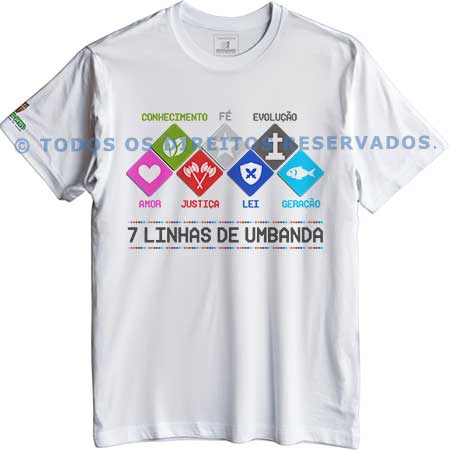 Camiseta Salve as Sete Linhas