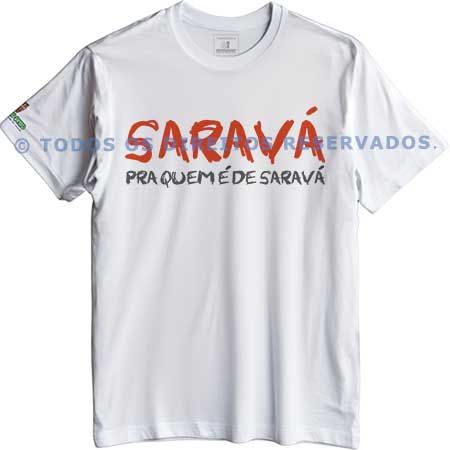 Camiseta Quem é de Saravá