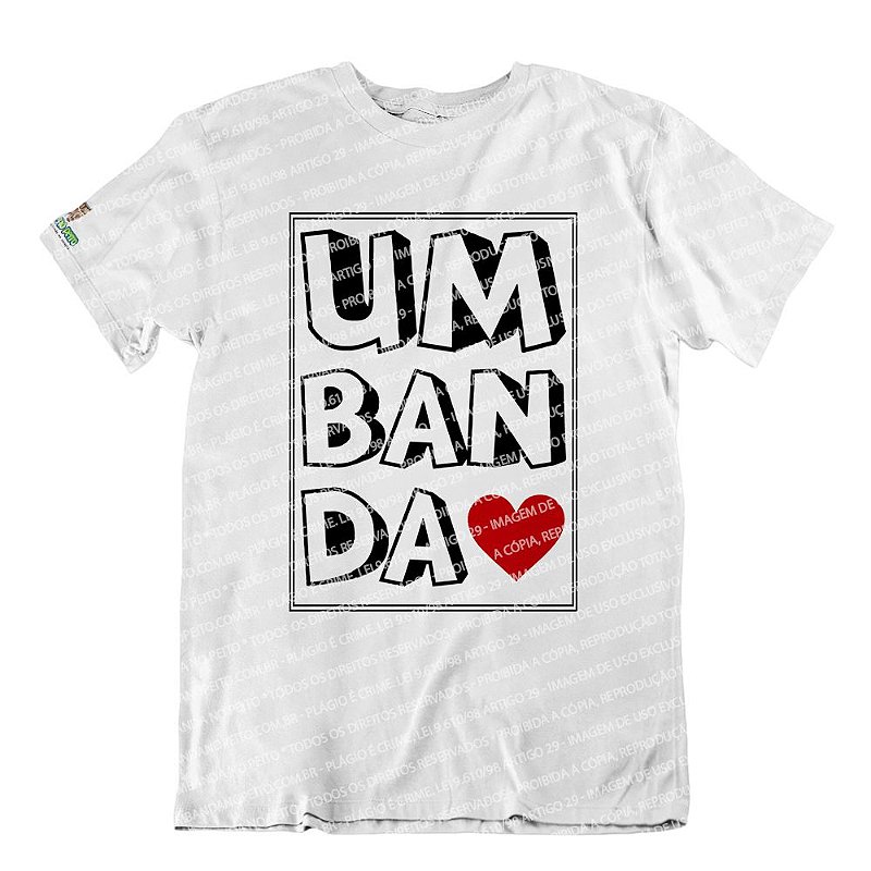 Camiseta Minha Umbanda Umbanda No Peito 3909