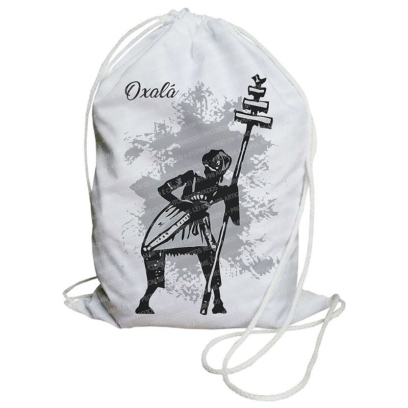 Mochilinha para Guias / Colares / Fios de Contas - Oxalá