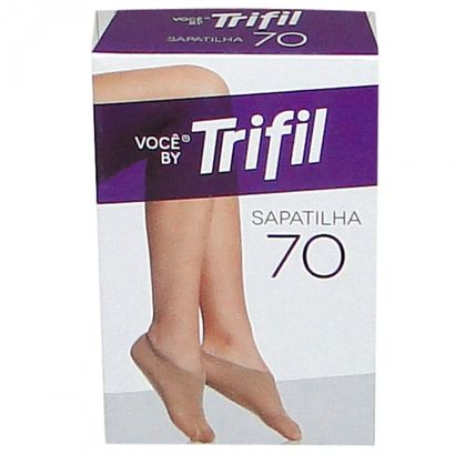 meia fina sapatilha trifil