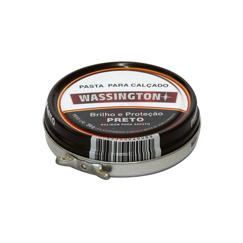 Graxa Preta Para Calçados Wassington 36g - Defender Militaria \u0026 Aventura