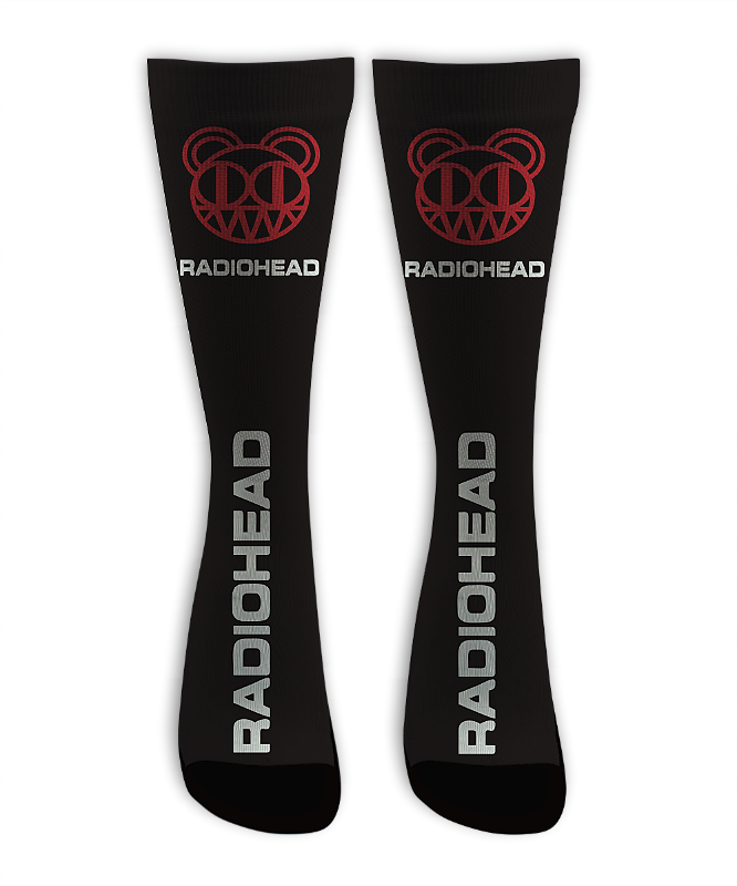 Meia Cano Alto - Radiohead Black