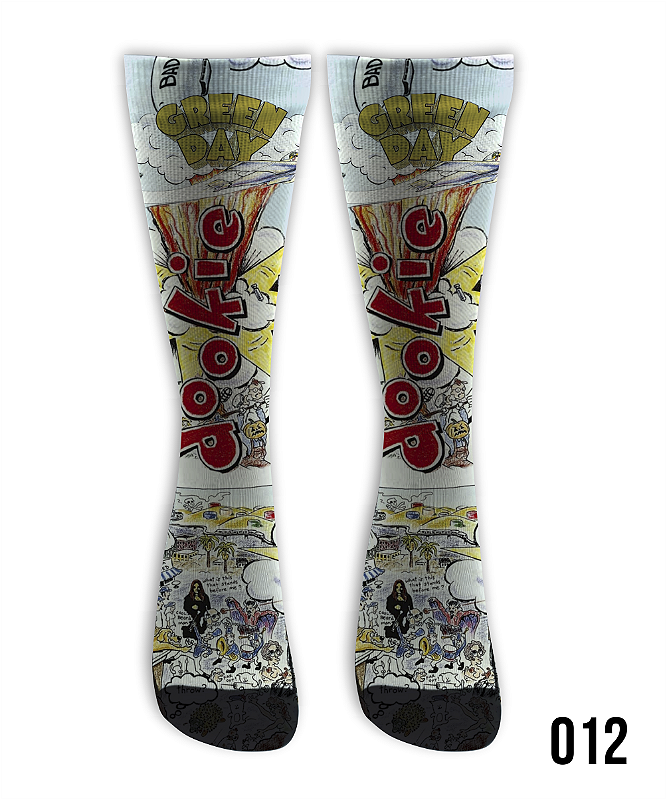 Meia Cano Alto - Green Day - Dockie