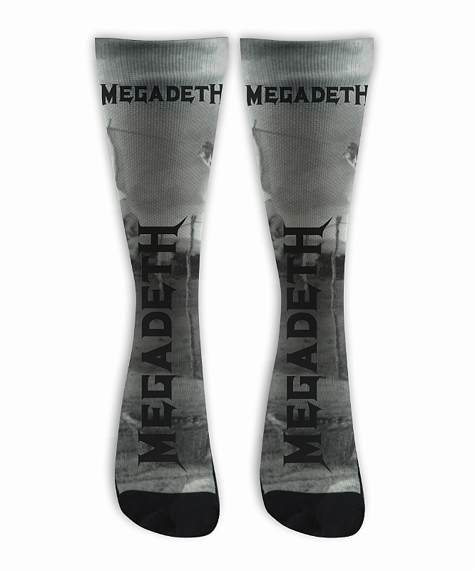 Meia Cano Alto -  Megadeth