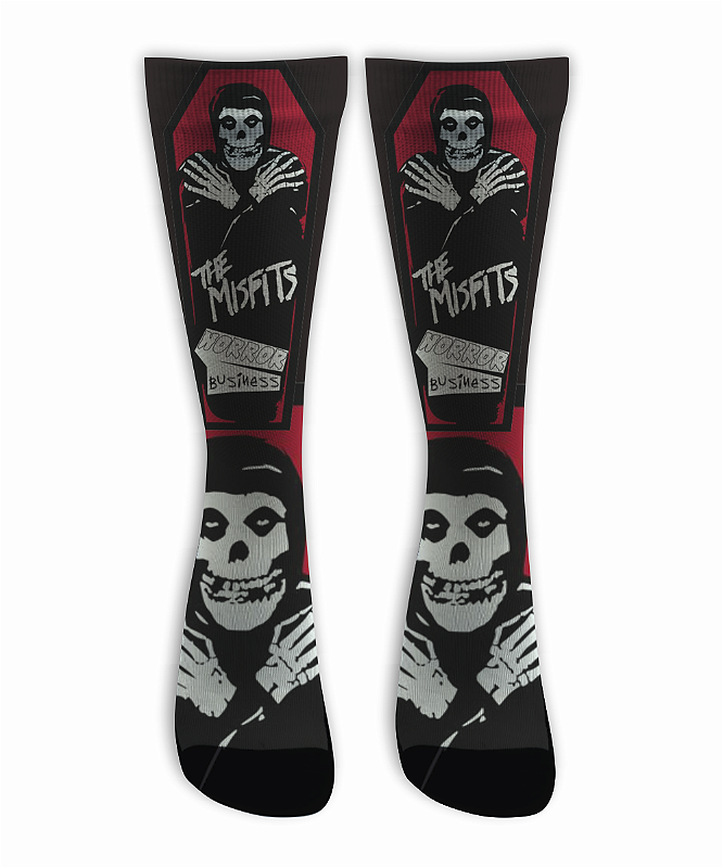 Meia Cano Alto -  Misfits - Horror Business