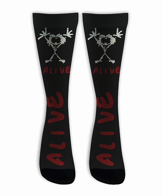 Meia Cano Alto - Pearl Jam - Alive