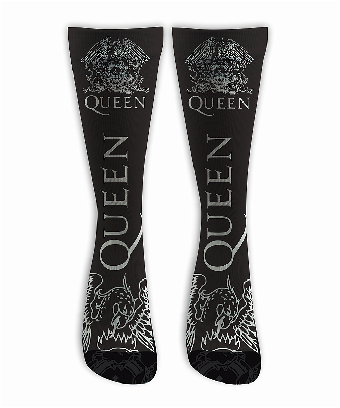 Meia Cano Alto - Queen - Tradicional
