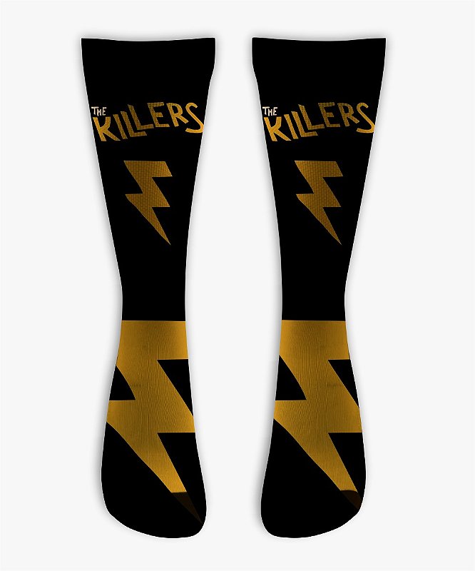 Meia  Cano Alto - The Killers Black