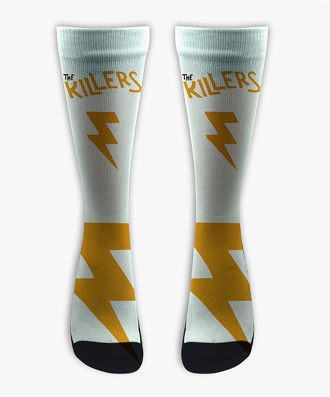 Meia  Cano Alto - The Killers White