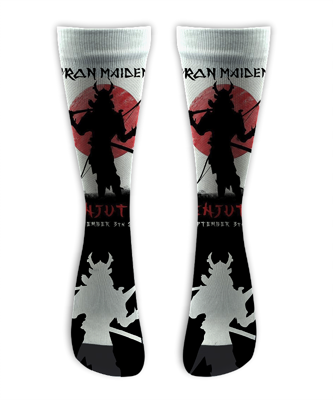 Meia  Cano Alto - Iron Maiden SENJUTSO
