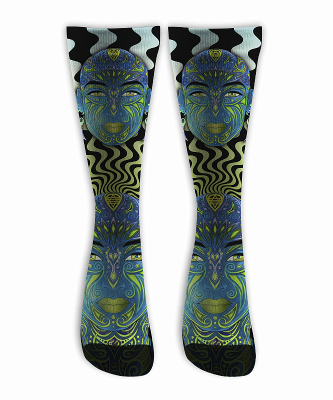 Meia Cano Alto - NEON nº 09