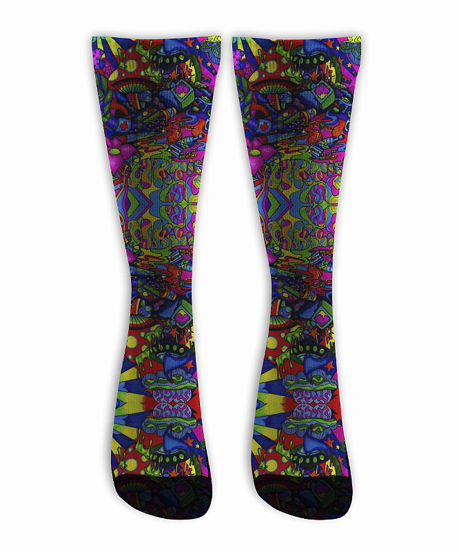 Meia Cano Alto - NEON nº 12