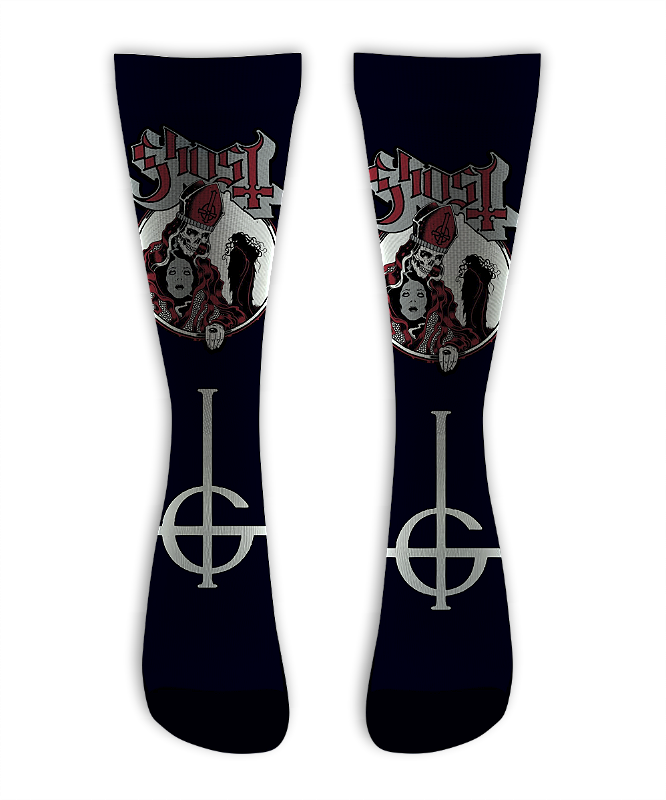 Meia  Cano Alto - Ghost Symbol