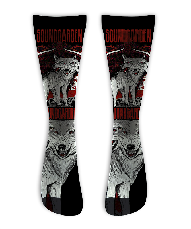 Meia  Cano Alto - SoundGarden Wolf