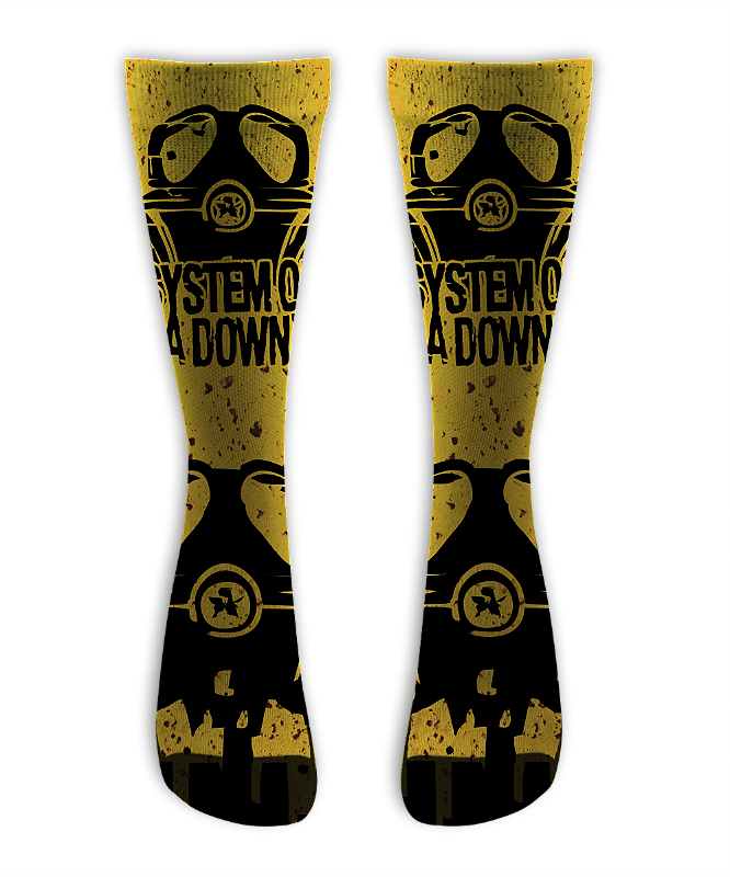 Meia  Cano Alto - System Of a Down - Toxicity