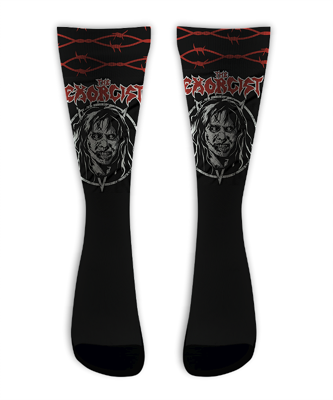 Meia Cano Alto - The Exorcist Arame