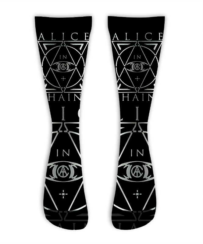 Meia Cano Alto - Alice In Chains - Eye