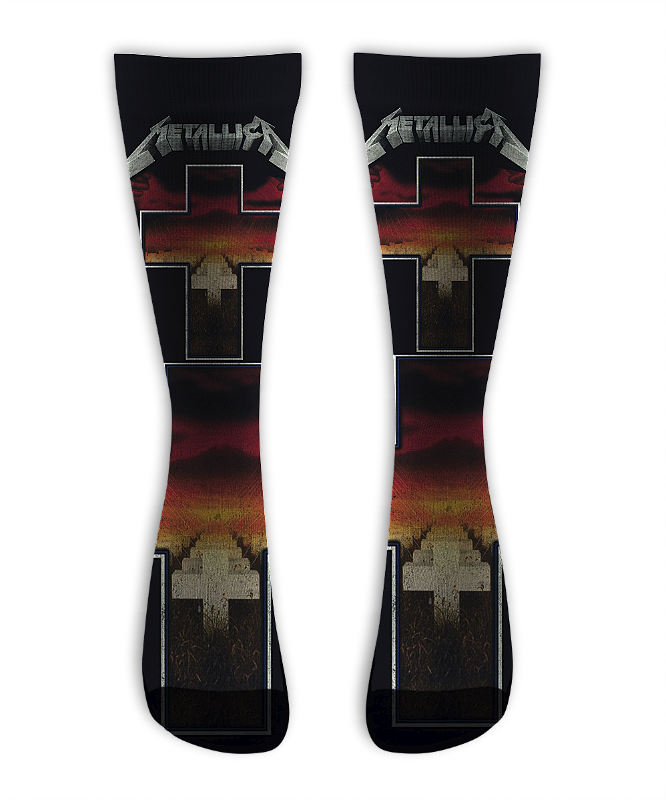Meia Cano Alto - Metallica - Master