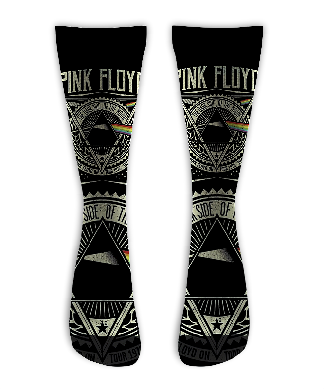 Meia Cano Alto - Pink Floyd - 1972 Tour Black