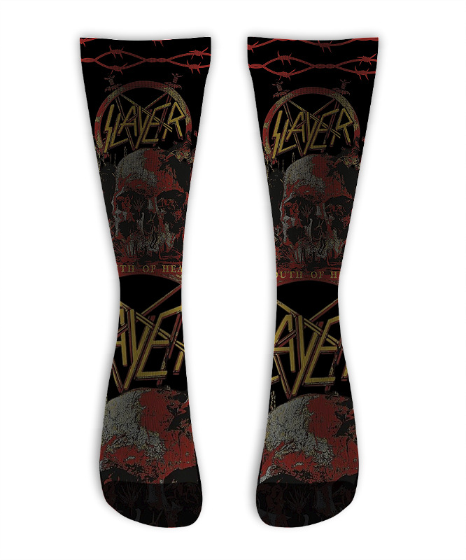 Meia Cano Alto - Slayer - South of Heaven