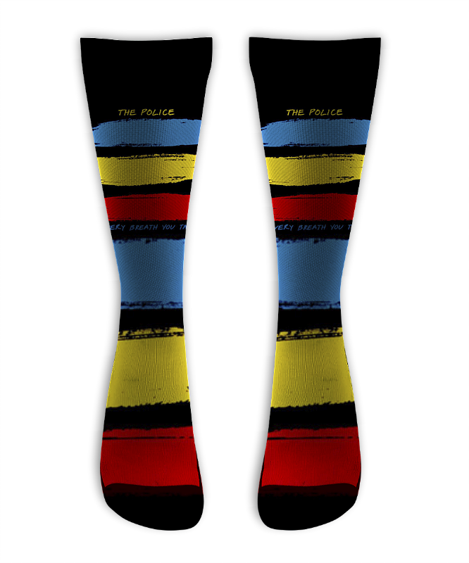 Meia Cano Alto - The Police - Breath